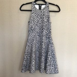 Abercrombie and Fitch Black and white print dress